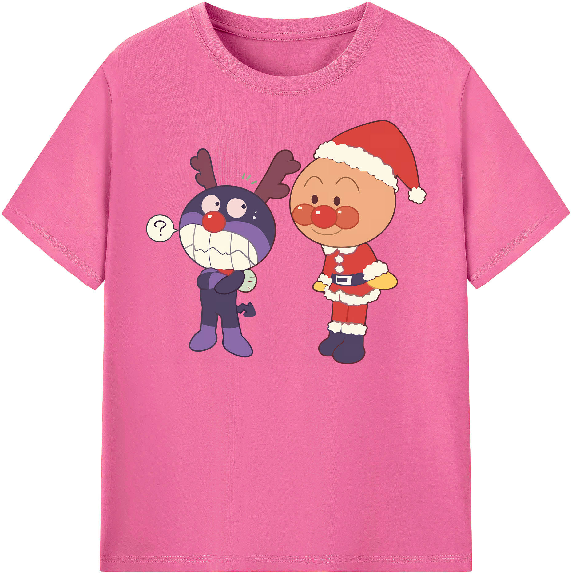 （画像用） アンパンマン Anpanman レディースカジュアルプリントTシャツ（綿100％）